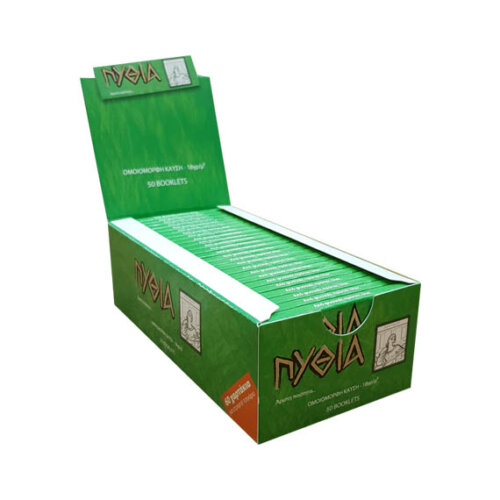 Πυθία Χαρτάκια Πράσινο – 60 φύλλα  – Συσκευασία 50 τμχ