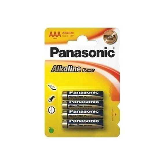 Panasonic Μπαταρίες Alkaline Power AAA – 4 τεμάχια