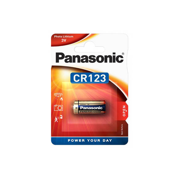 Αλκαλικές Μπαταρίες Panasonic CR123 – 1τμχ