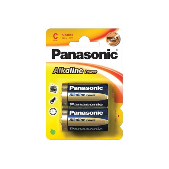 Panasonic Μπαταρίες Alkaline Power D – 2τμχ