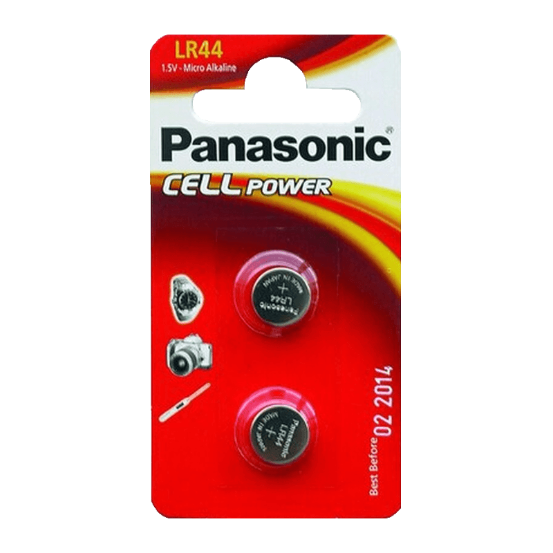 Αλκαλικές Μπαταρίες Panasonic LR44 – 2τμχ