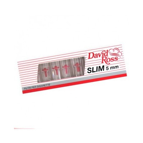 Πιπάκια David Ross Super Slim 5mm – 1τμχ