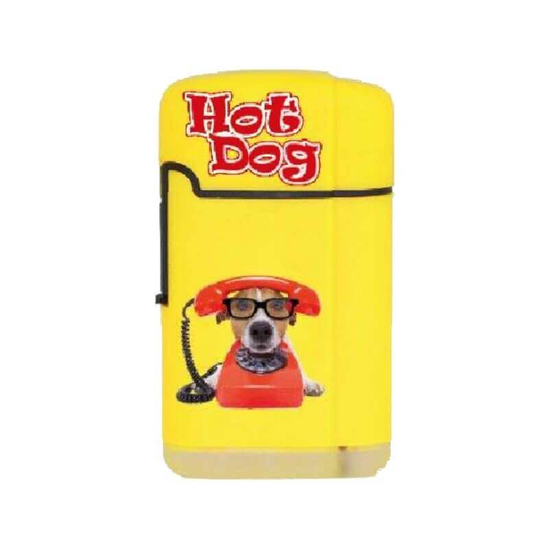 Αναπτήρας Αντιανεμικός Turbo Hot Dog κίτρινος