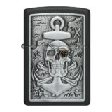 Zippo Αναπτήρας Skull Anchor Emblem Design 48122